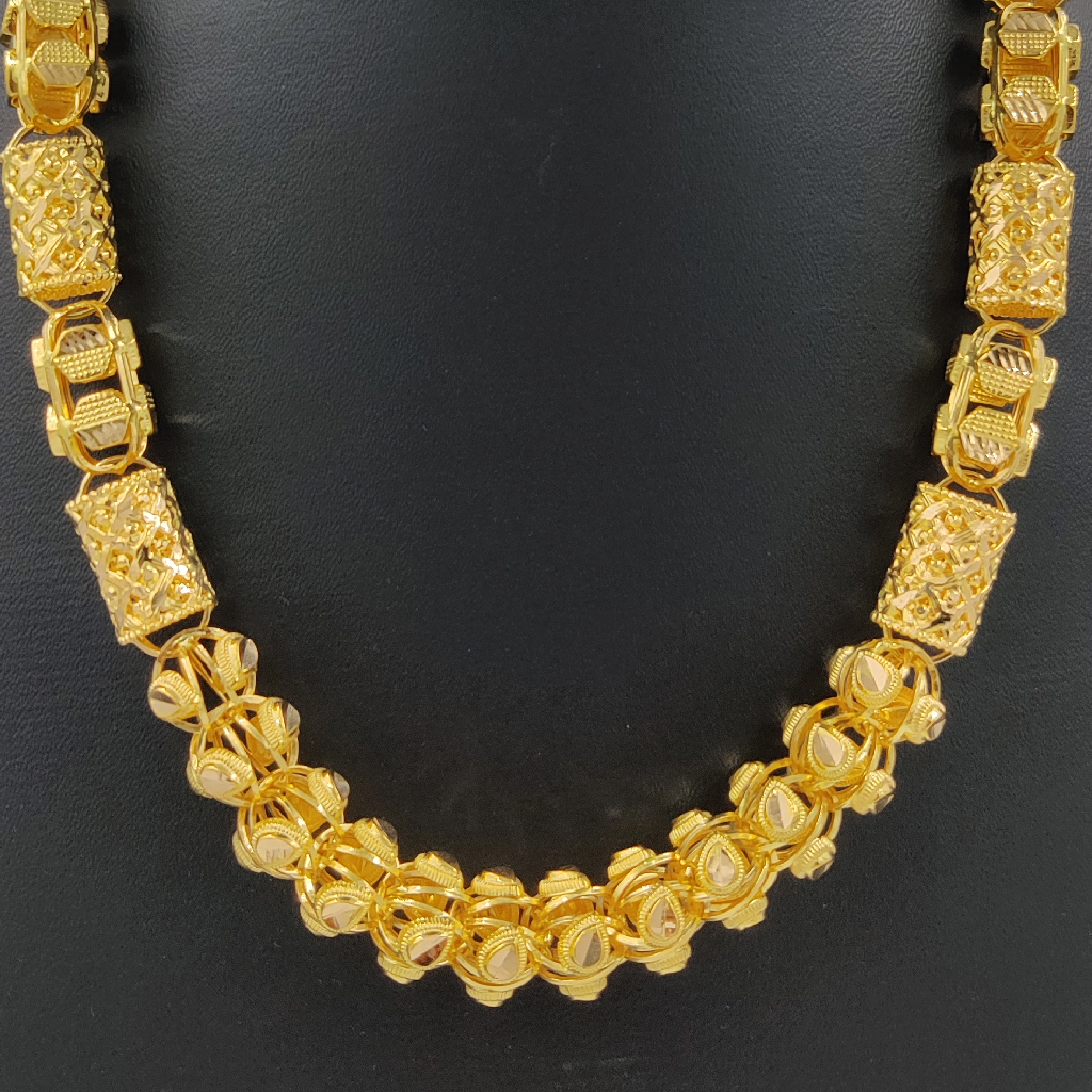916 Gold Fancy Super Hollow Chain - Image 2