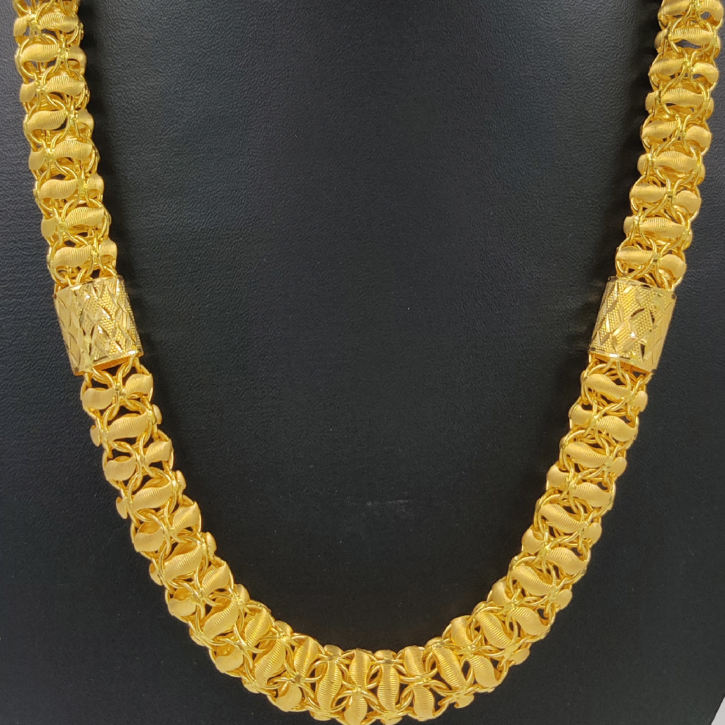 916 Gold Fancy Super Hollow Chain - Image 3