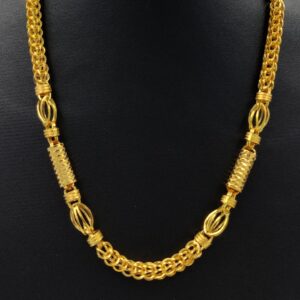 916 Gold Fancy Indo Hollow Chain