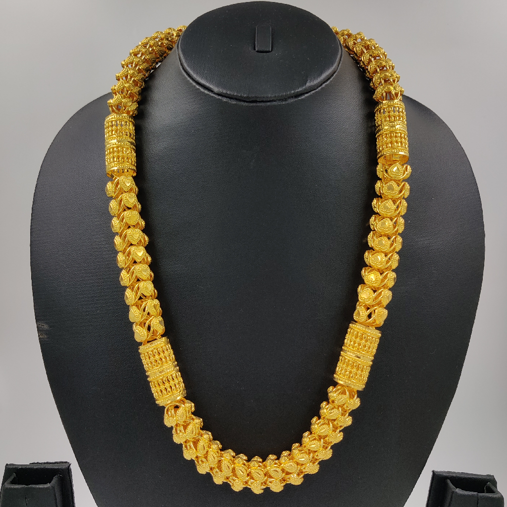 916 Gold Fancy Super Hollow Chain - Image 3