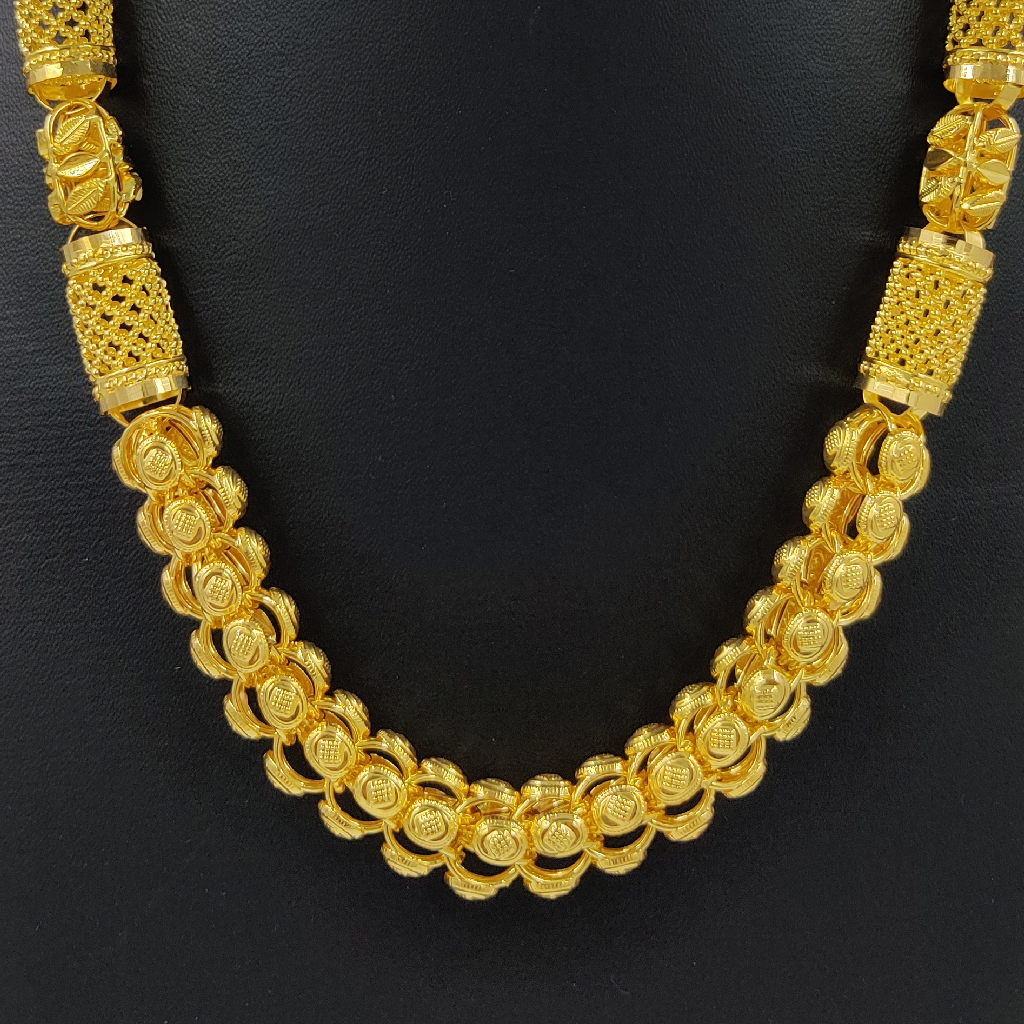 916 Gold Fancy Super Hollow Chain - Image 2