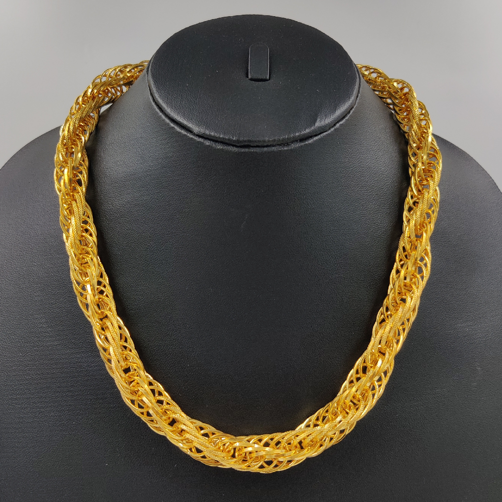 916 gold fancy indo Hollow kadam chain - Image 3