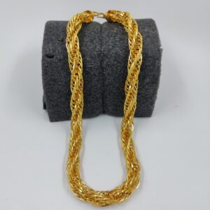 916 gold fancy indo Hollow kadam chain