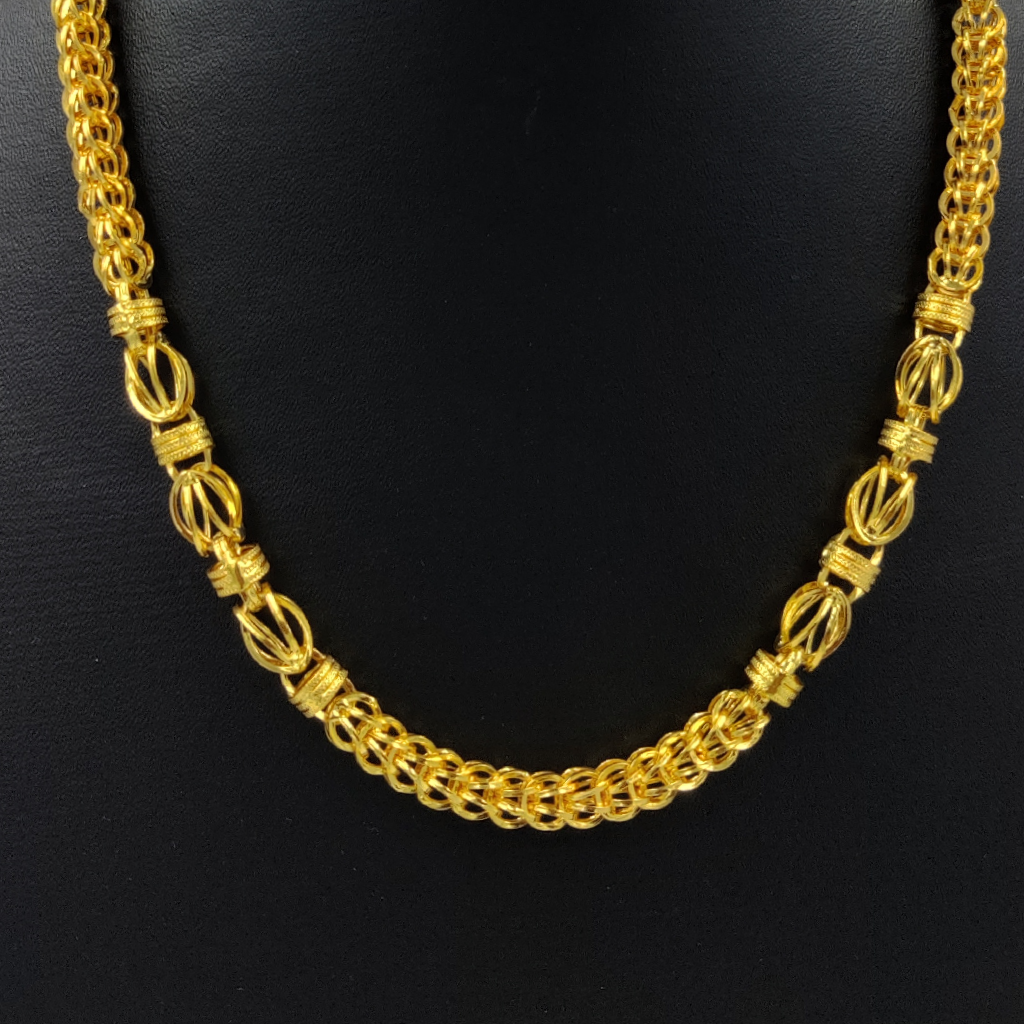 916 Gold Indo Hollow Chain - Image 3