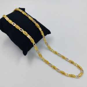 916 Gold Fancy Hollow Chain