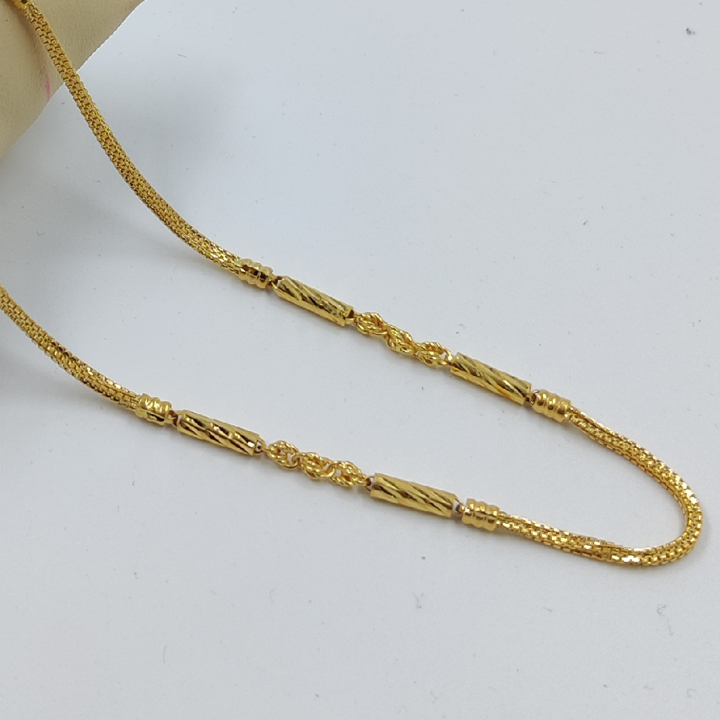 916 gold fancy ladies handmade chain - Image 3