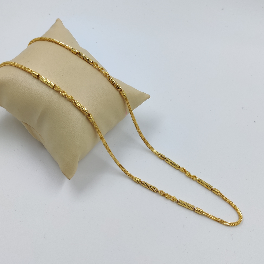 916 gold fancy ladies handmade chain - Image 2