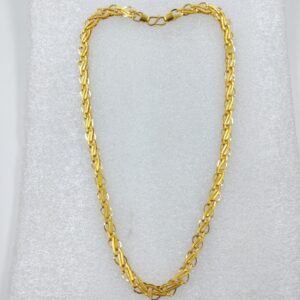916 gold fancy indo hollow chain
