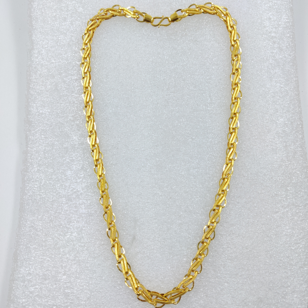 916 gold fancy indo hollow chain - Image 3