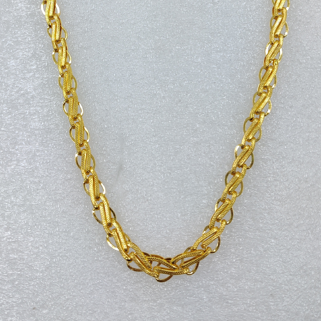 916 gold fancy indo hollow chain - Image 2