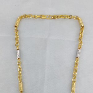 916 gold fancy gent's indo hollow chain