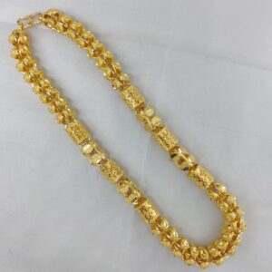 916 gold fancy gent's super hollow chain