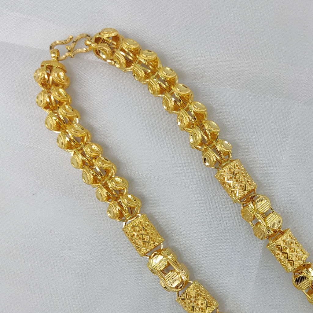 916 gold fancy gent's super hollow chain - Image 2