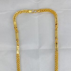 916 gold fancy indo hollow chain
