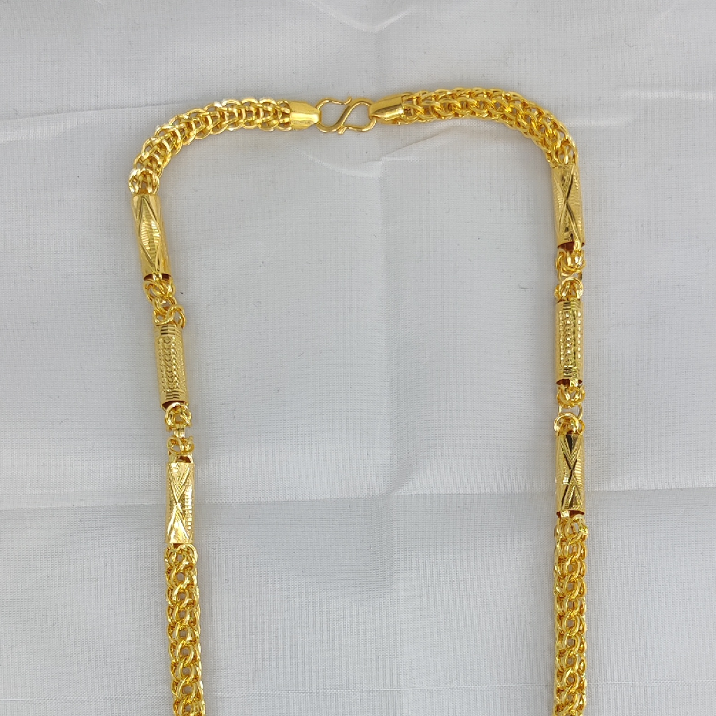 916 gold fancy indo hollow chain - Image 2