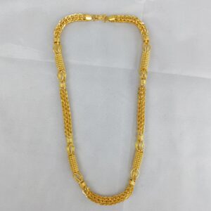 916 gold fancy indo hollow chain