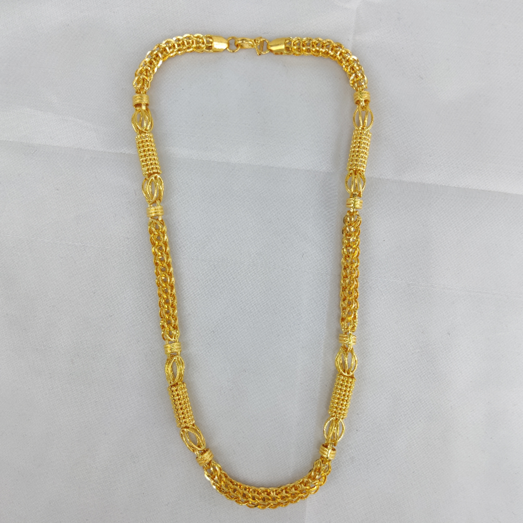 916 gold fancy indo hollow chain - Image 3