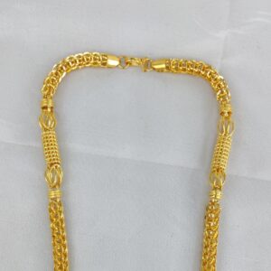 916 gold fancy indo hollow chain