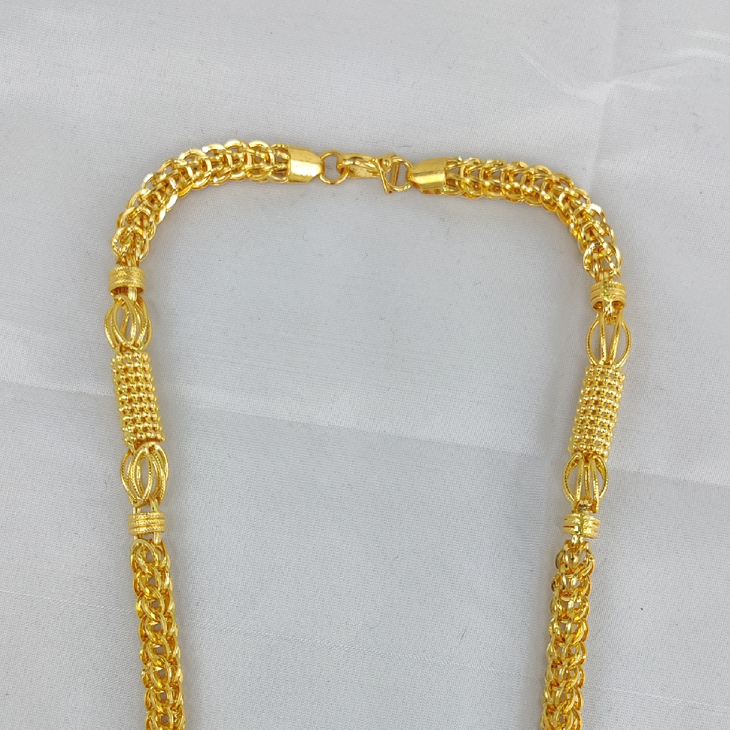 916 gold fancy indo hollow chain - Image 2