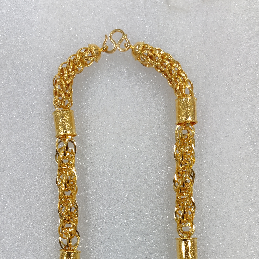 916 gold fancy indo hollow chain - Image 3