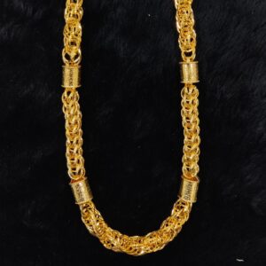 916 gold fancy indo hollow chain