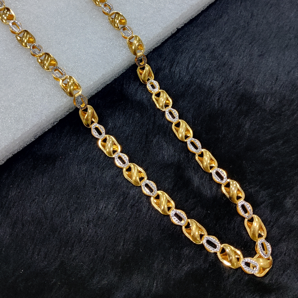 916 gold fancy hollow chain - Image 3