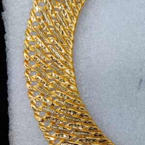 916 Gold Fancy Gent's Singapuri Chain