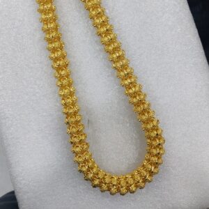 916 Gold Fancy Gent's Super Hollow Chain