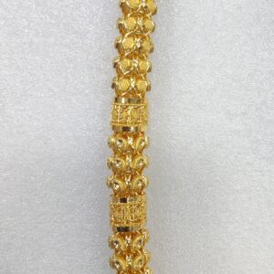916 Gold Fancy Gent's Super Hollow Chain