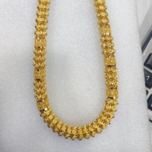 916 Gold Fancy Gent's Super Hollow Chain