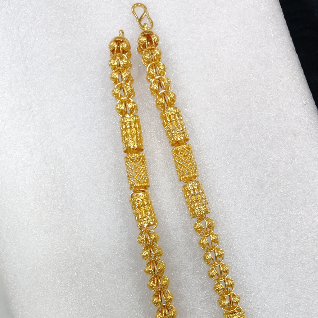916 Gold Fancy Super Hollow Chain - Image 2