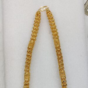 916 Gold Fancy Gent's Super Hollow Chain