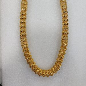 916 Gold Fancy Gent's Super Hollow Chain
