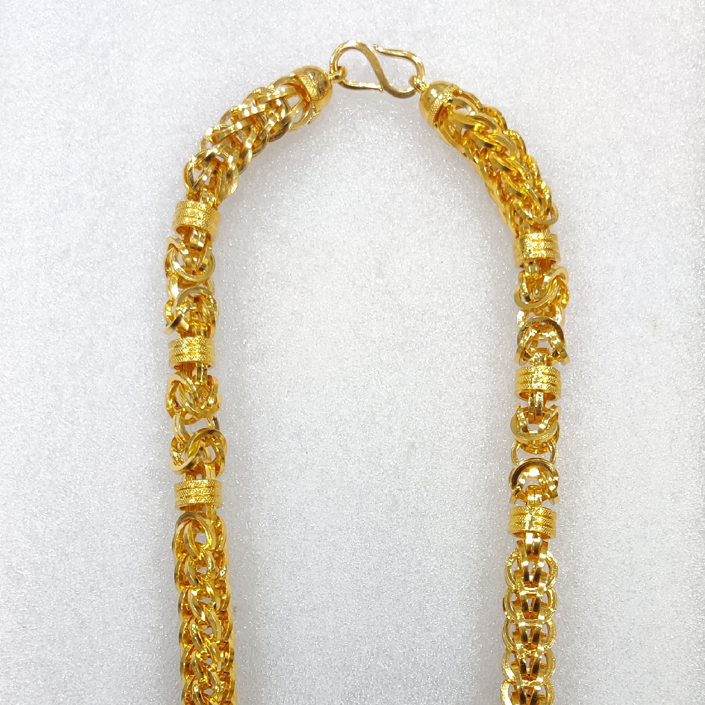 916 Gold Fancy Hollow Chain - Image 3