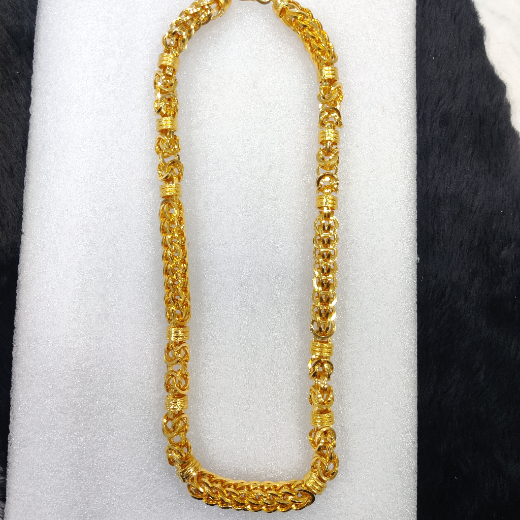 916 Gold Fancy Hollow Chain - Image 2