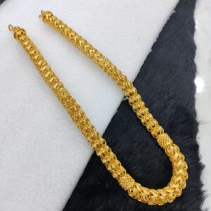916 Gold Fancy Gent's Super Hollow Chain
