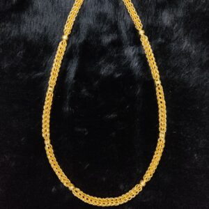 916 Gold Fancy Hollow Gent's Chain