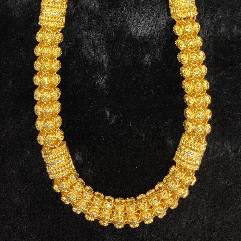 916 Gold Fancy Gent's Super Hollow Chain