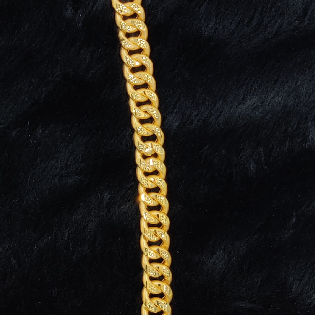 916 Gold Fancy Hollow Karab Chain - Image 2