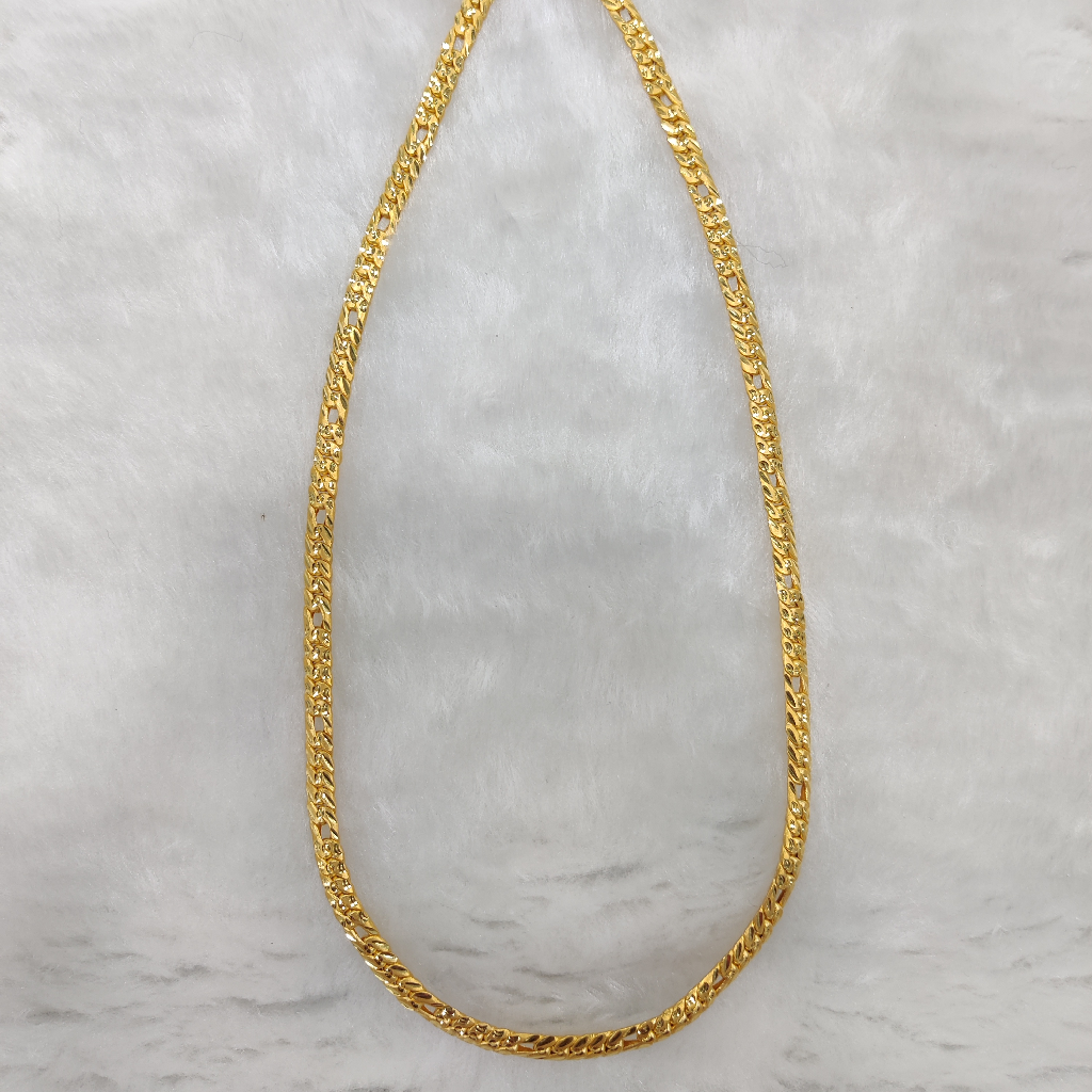 916 Gold Fancy Gent's Hollow Chain - Image 2