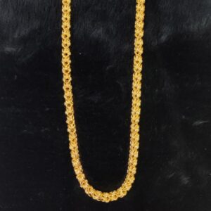 916 Gold Fancy Hollow Handmade Chain