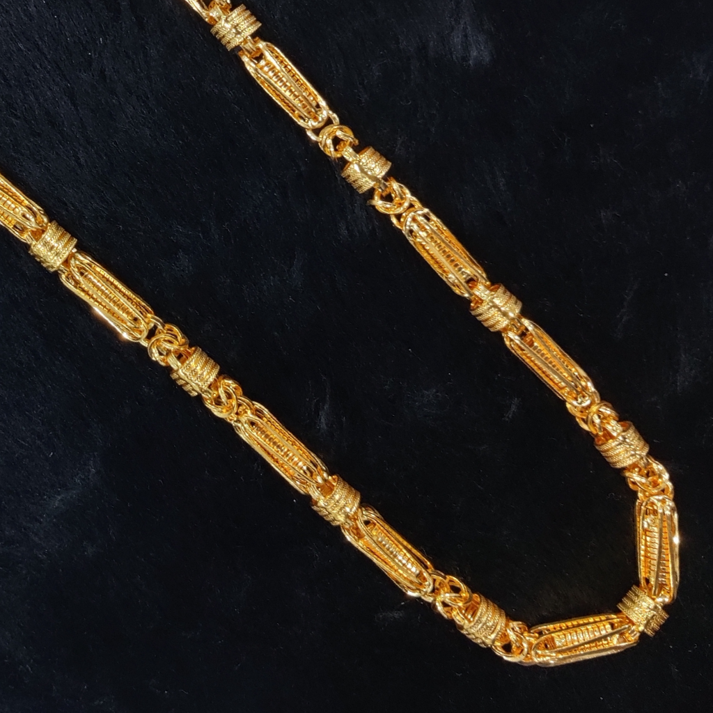 916 Gold Fancy Hollow Chain