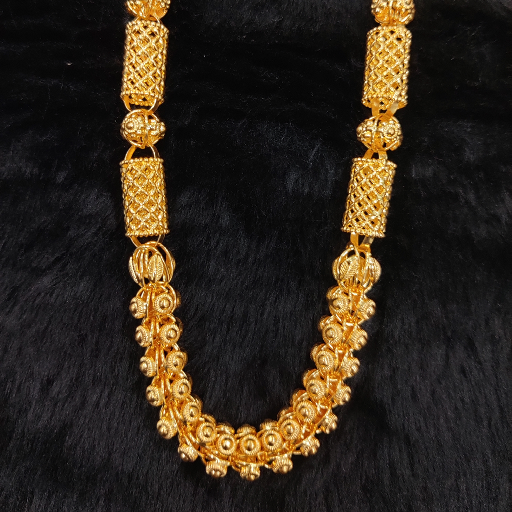 916 Gold Fancy Gent's Super Hollow Chain - Image 2