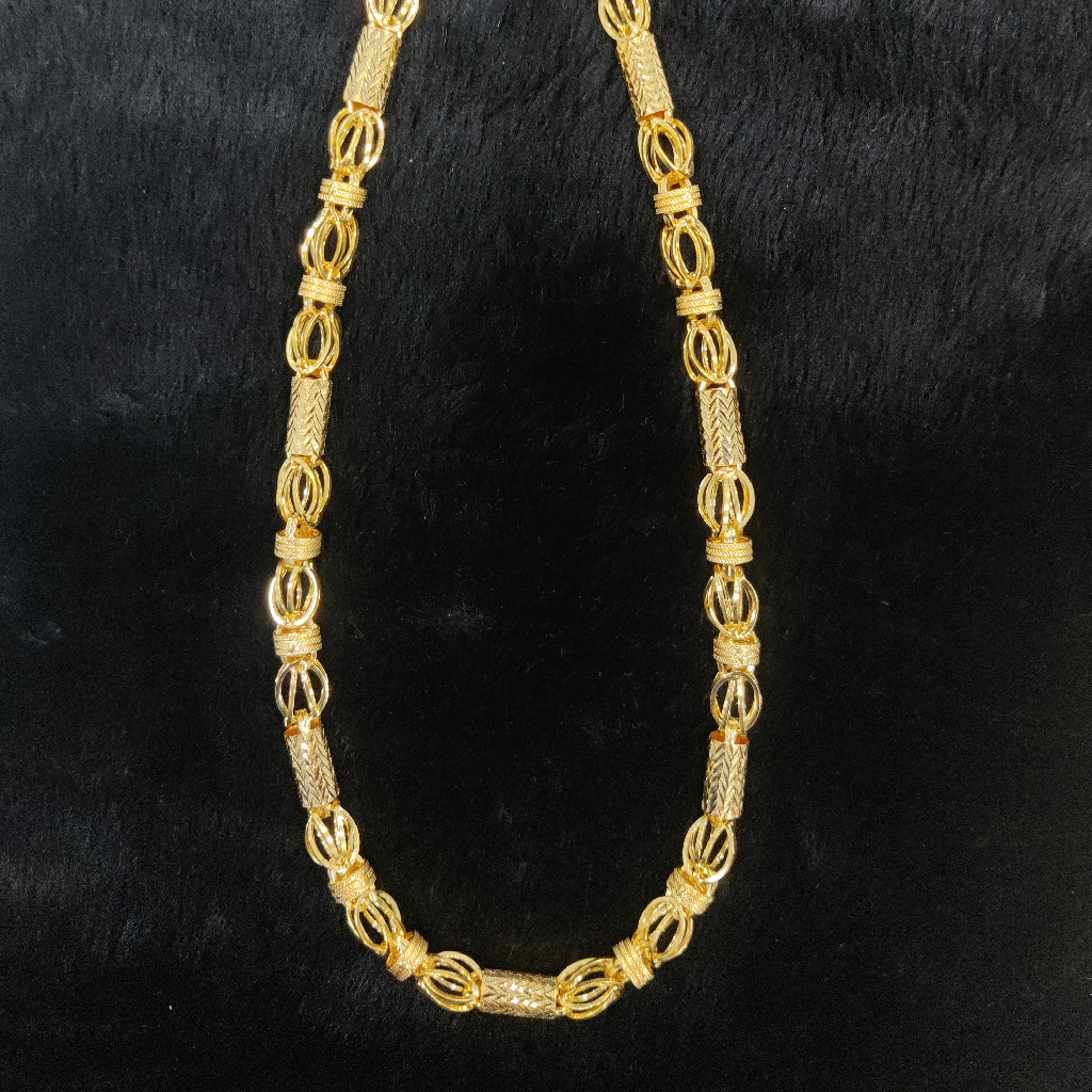 916 Gold Fancy Gent's Chain - Image 3