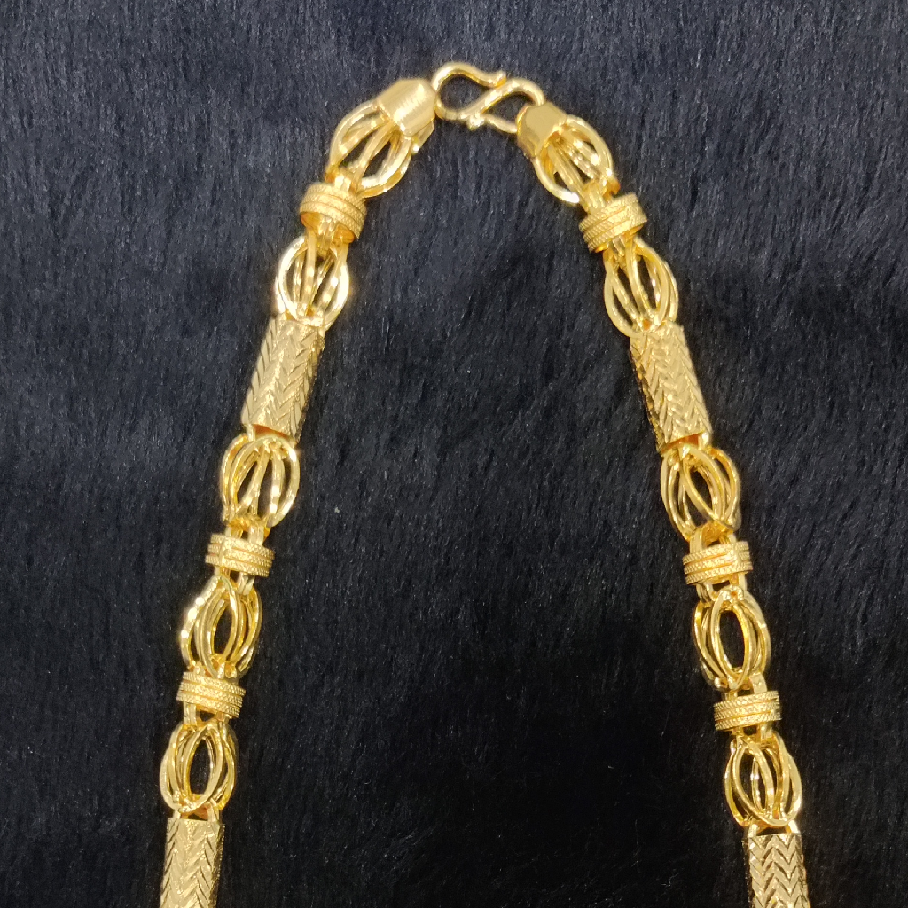 916 Gold Fancy Gent's Chain - Image 2