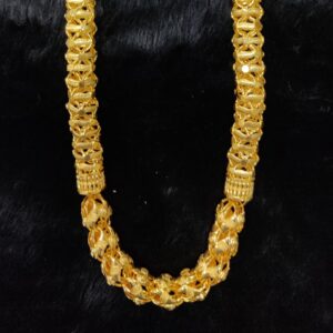 916 Gold Fancy Gent' Super Hollow Chain