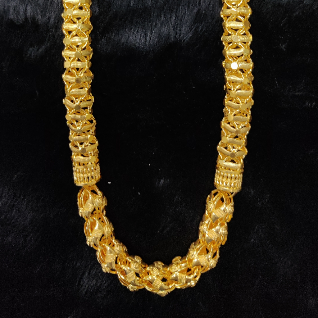 916 Gold Fancy Gent' Super Hollow Chain