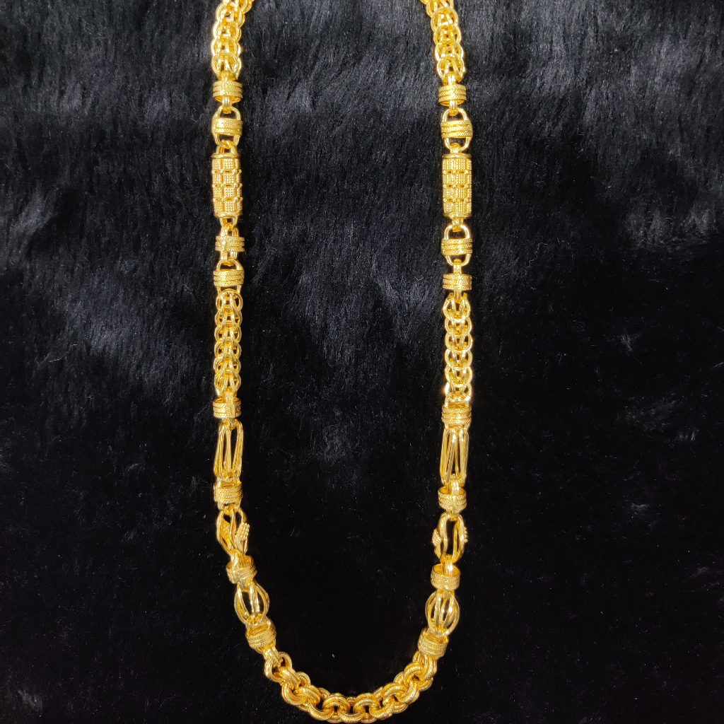 916 Gold Fancy Gent's Chain - Image 2