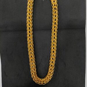 916 Gold Fancy Gent's Hollow Chain