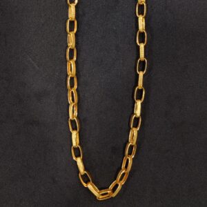 916 Gold Fancy Indo Hollow Chain